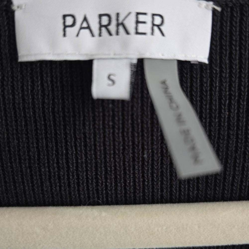 Parker Deep Black Cargo Pocket Sweater Small - Picture 6 of 8